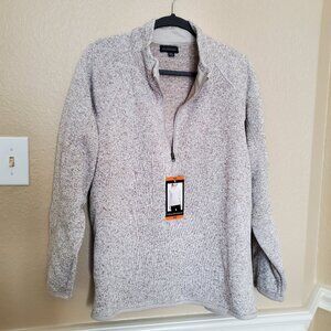 NWT STORMPACK 1/4 ZIP in Beige